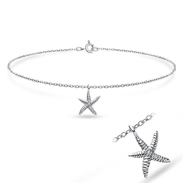 Starfish Silver Anklet ANK-622